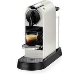DeLonghi De'Longhi - Cafetera de Cápsulas automática Nespresso De'Longhi Citiz EN167.W para cápsulas Nespresso Original. Blanco
