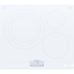 Bosch Placa de inducción sin perfiles con 3 zonas de cocción - PID612BB1E. Blanco