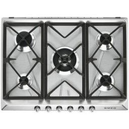 SMEG Placa gas 5 quemadores - SR975XGH. Inox