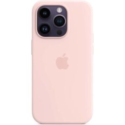 Apple Funda de silicona Rosa caliza con MagSafe para el iPhone 14 Pro. Pink