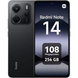 Xiaomi Redmi Note 14 8GB + 256GB móvil libre. Negro Medianoche 256 GB + 8 GB RAM
