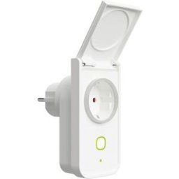 MUVIT I/O Enchufe Inteligente Outdoor WiFi + Hub BT Mesh. Blanco