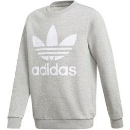 Adidas Sudadera de niños Trefoil Originals. Gris 7-8 Años