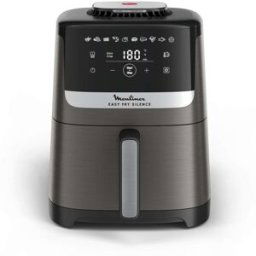 Moulinex Freidora de Aire Easy Fry Silence EZ551 Cesta de Almacenaje 5L. Negro