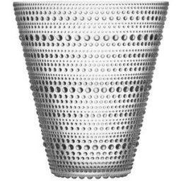 iittala Jarrón Kastehelmi . Transparente