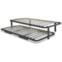 Pardo Somier infantil cama nido con patas Namibia V2 . Cama 105 x 190 cm