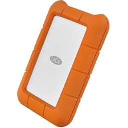 LaCie Disco duro externo portátil Rugged 4TB USB-C naranja. Naranja