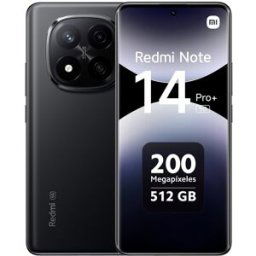 Xiaomi Redmi Note 14 Pro+ 5G 12GB + 512GB móvil libre. Negro Medianoche 512 GB + 12 GB RAM