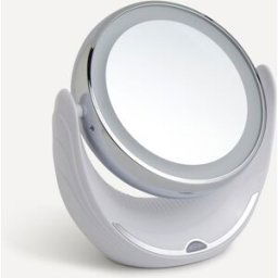 El Corte Inglés - Nuestro Mejor Precio Espejo cosmético de aumento con luz LED Nuestro Mejor Precio - El Corte Inglés. Blanco Perla
