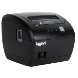 Iggual TP EASY 80 Impresora Térmica de Tickets USB/RJ11 Negra
