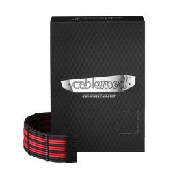 Kit de cables CableMod C-Series PRO ModMesh Corsair AXi/HXi/RM Negro Rojo peines premium
