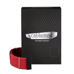 Kit cables ModMesh CableMod C-Series PRO CM-PCSI-FKIT-NKR-R rojo 8-pin(4+4) EPS12V para Corsair AXi/HXi/RM