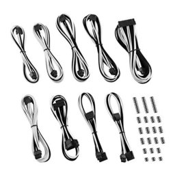 Kit de Cables CableMod Classic ModMesh C-Series Corsair RMi RMx Negro/Blanco 18AWG UL