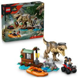 Set LEGO Jurassic World 76975 Huida por el Río y T. rex, 199 Piezas, 5+ Años