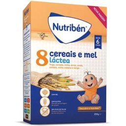 Nutribén Harinas 8 Cereales y Leche Miel 250g