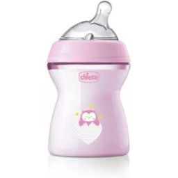 Chicco Biberón Natural Feeling Rosa 2m+ 250ml