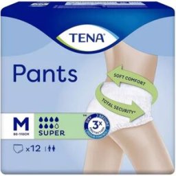 Tena Pantalones Ropa Interior Super M 80/110 cm x12