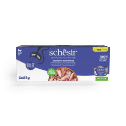 Schesir Complete Nutrition Filete en gelatina 6 x 85 g - Atún con vacuno