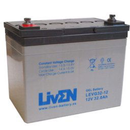 Batería para moto electrica 12v 32ah Gel Puro LEVG32-12 LIVEN