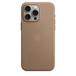 Apple Funda de Trenzado Fino con MagSafe Marrón Topo para iPhone 15 Pro Max