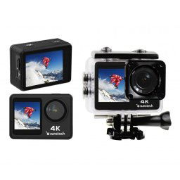 Cámara deportiva Sunstech Adventure 4K 16MP WiFi Sumergible LCD 170° FOV Negra
