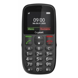 Teléfono Gigaset GL395 Negro 2.2" IP44 Bluetooth Botones Grandes Batería 800mAh SIM Única