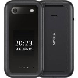 Móvil Nokia 2660 Flip Negro Dual SIM 4G 2.8" 128MB Bluetooth Cámara 0,3MP 1450mAh