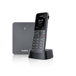 Teléfono IP Yealink W73P Terminal inalámbrico Gris TFT 1.8" 100 entradas Voicemail