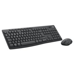 Teclado inalámbrico Logitech 920-012071 QWERTY Español grafito con ratón incluido