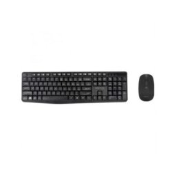 Teclado inalámbrico Approx APPMX335 QWERTY Español 105 teclas + Ratón Negro Nano receptor