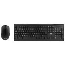 Teclado mecánico inalámbrico T'nB KBSCFIRSTES QWERTY completo con ratón óptico 1000 DPI Negro