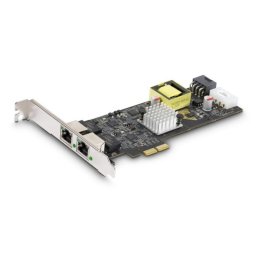 Tarjeta de red StarTech Intel I225-V 2 Puertos 2.5GbE PoE PCIe Dual Profile