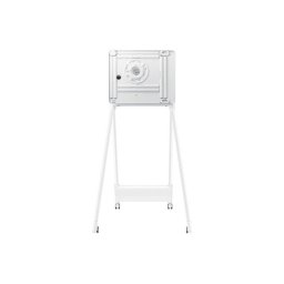 Soporte de Piso Samsung Flip Stand Gris Claro con Ruedas, 400x400 mm, 1 Pantalla
