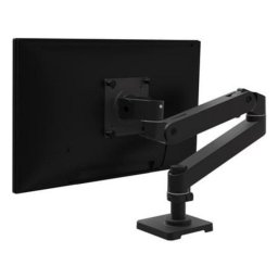 Soporte monitor Ergotron LX Pro Series 45-682-292 Negro, 10kg, 34", ajuste altura, abrazadera
