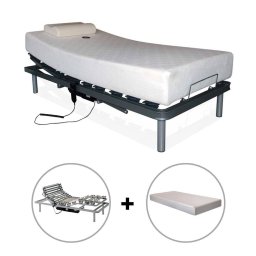 Pack cama articulada eléctrica + colchón F4