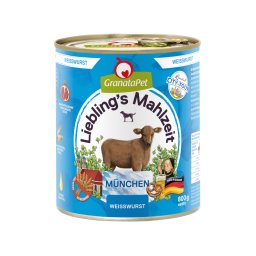 Granatapet Liebling's Meal City Tour 6 x 800 g - Munich (Salchicha de ternera)