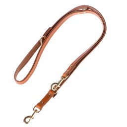 Correa ajustable de cuero coñac Heim Buffalo para perros - 200 x 1,8 cm (L x An)
