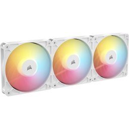 Corsair RS120-R ARGB Pack 3 Ventiladores de Flujo Inverso 120mm PWM Blanco