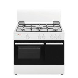 Corberó CC510GB90W Cocina de Gas Butano 5 Zonas + Horno Blanca