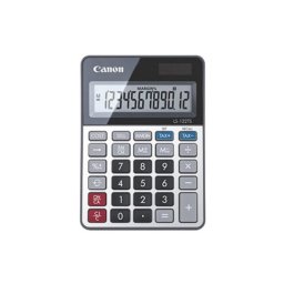 Calculadora Canon LS-122TS 12 Dígitos Escritorio Batería/Solar Gris Metal