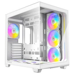 Torre Antec C5 ATX Blanco Vidrio Templado 7 Ventiladores 285×469×400mm Sin Fuente