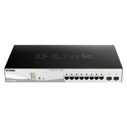 Switch D-Link DGS-1210-10MP 8 Puertos Gigabit PoE+ 130W 2 SFP Gestionado L2