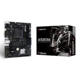 Placa base Biostar A520MHP AM4 DDR4 micro ATX soporta hasta 64GB RAID PCIe M.2