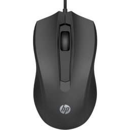Ratón HP Wired Mouse 105 Óptico Ambidextro 1600 DPI USB Tipo A Negro