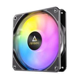 Ventilador ANTEC P12 RGB 120mm Pack 3 Unidades velocidad ajustable silencioso negro