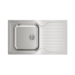 Fregadero Teka Classic 1C 1E Acero Inoxidable 1 Seno 860x500x190 mm Rectangular