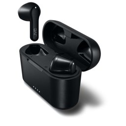 Auriculares JVC inalámbricos Bluetooth TWS con micrófono, resistencia IPX4 y carga rápida, negros