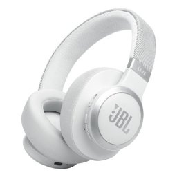 Auriculares JBL Live 770NC Inalámbricos Bluetooth con Cancelación de Ruido y 65h Autonomía Blanco