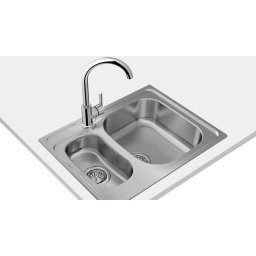 Fregadero Teka Universe 60 T-XP 1½B Acero Inoxidable 65x50 cm Sobre-Encimera Reversible