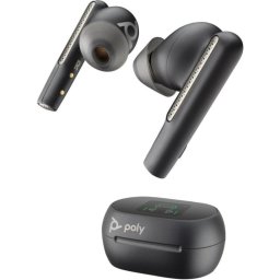 Auricular Poly Voyager Free 60+ UC M Bluetooth USB-C BT700 Estuche Pantalla Táctil Negro